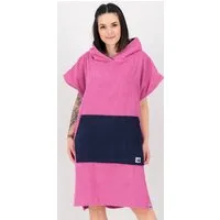 DEPROC Active Badeponcho PONCHINO HALIFAX WOMEN Umziehhilfe Strandponcho, Kapuze, ohne, Innenliegende Tasche zum Umziehen