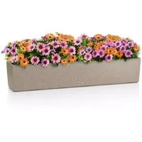 Lechuza® Balkonkasten BALCONERA Stone 100 sandbeige (Komplettset)
