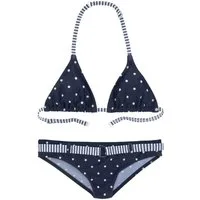 s.Oliver Triangel-Bikini Audrey Kids im Punkte-Streifen-Mix