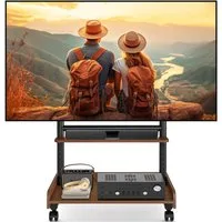 TVON TV-Ständer TV Rollwagen Für 40 bis 86 Zoll Fernseher bis zu 68 KG Max, (bis 86 Zoll, 1-tlg., rollbar, VESA 600x400 mm)
