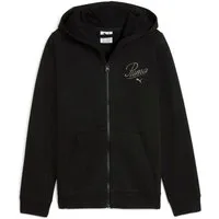 PUMA Sweatjacke Puma Mädchen Sweatjacke ESS SCRIPT Full-Zip Hoodie FL G 689253
