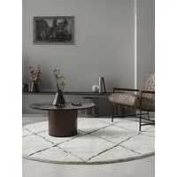 the carpet Teppich Bahar Shaggy, rund, Höhe: 30 mm, Shaggy eleganter Wohnzimmer Teppich Hochflor