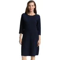 TOM TAILOR Jerseykleid Sommerkleid mit Knopf-Details