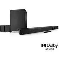 Teufel CINEBAR 22 Surround Power Edition für Dolby Atmos "7.1-Set" Soundbar (Bluetooth, 215 W, kabelloser T 10 Subwoofer)
