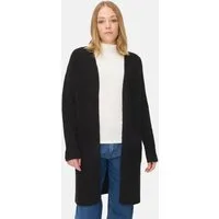 camel active Longstrickjacke mit aufgesetzten Taschen Langarm Strickjacke_Strickjacke