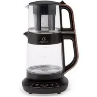 Karaca Wasserkocher Karaca Çaysever 3-in-1 Sprechender Teekocher + Wasserkocher, Rosegold, 2200 W