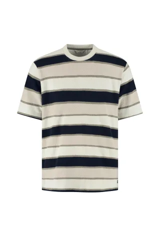 Dstrezzed - DS_Lasse Tee Stripe Sand - Gr. - L