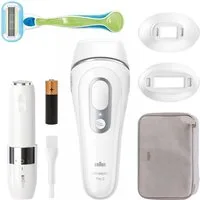 Braun IPL-Haarentferner Silk·expert Pro 3 PL3136, pro Minute bis zu 100 Lichtimpulse, 2 Aufsätze, Venus Rasierer, mit Aufbewahrungstasche