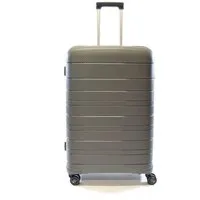 Zimmert Leather Trolley SCROLL-LIGHT bruchsicheres Polypropylen, 4 Rollen, 4 Rollen S 55 M 66 L 75 cm, 4 Rollen, Grau, Rot, Lila Blau, Schwarz
