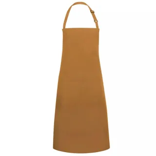 Karlowsky - Latzschürze "Basic", Tasche (Camel)