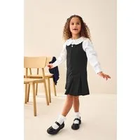 Next Latzkleid Kleid mit Reißverschluss vorne (1-tlg)