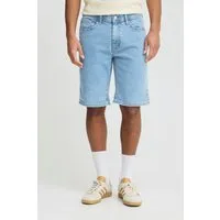 Blend Shorts BHTWISTER-denimshorts mit Markenlabel, aus Baumwollmischung, Regular Fit, knielange Form