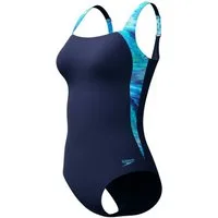 Speedo Badeanzug Shaping Lunaelustre Badeanzug mit verstellbaren Trägern mit Sharping Effekt
