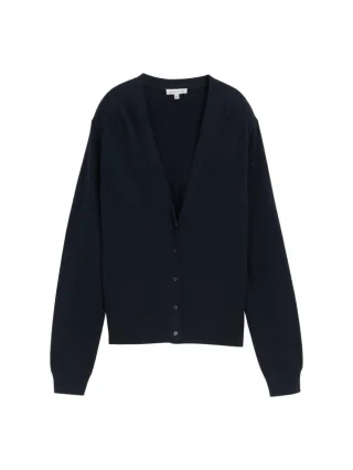 Tom Tailor - Cardigan mit V-Ausschnitt blau - Gr. - L