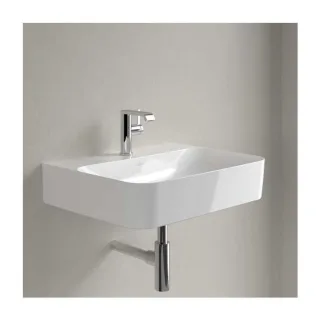 Villeroy & Boch Finion Waschbecken 416864R1 600 x 470 x 164 mm, Weiß Alpin CeramicPlus, mit verdecktem Überlauf