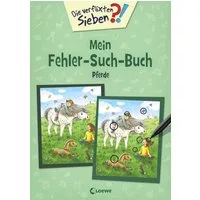 Die verflixten Sieben - Mein Fehler-Such-Buch - Pferde / diverse
