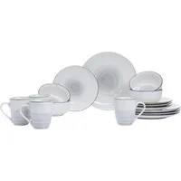 Ritzenhoff & Breker Kombiservice Luna (16-tlg), 4 Personen, Porzellan, Aquarell-Stil