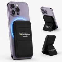 Goldstern-Tech MagStand 10K Powerbank Schnelladefunktion, MagSafe Externes Ladegerät 15W 10000 mAh, magnetischem Wireless Charging, LED-Anzeige, Klappständer & USB-C
