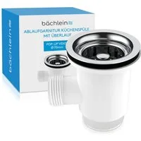 Bächlein Ablaufgarnitur Pop-Up Küche Mini