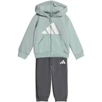 adidas Performance Trainingsanzug Essentials (Baumwolle-Mischung) grün/grau Kleinkinder