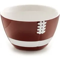 40YARDS Müslischüssel American Football Müslischale / Schüssel / Snackschale (900 ml), Keramik, (1-tlg), in Form eines halben Footballs