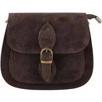 BRISE TASCHE Schultertasche Brise Damen Umhängetasche aus Wildleder mit Reißverschluss (Einzelartikel), leicht kompakt zeitloses Design