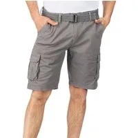 riverso Cargoshorts Herren Shorts RIVJoko Regular Fit Bermudashorts mit Gürtel