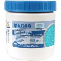 Marina Chlortabletten für kleine Pools oder Planschbecken, Sprudeltabletten für Planschbecken (100 Tabletten á 5g)