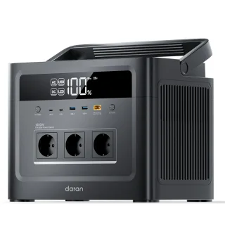 [EU Direct] DaranEner Portable Power Station 1000W, 1152Wh Solar Generator with 3 AC Outlets (2000W Surge) 100W PD Fast