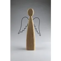 AM Design Dekofigur Weihnachstsdekoration aus Holz, BxH: 18,5x37 cm