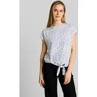 TOM TAILOR T-Shirt T-Shirt (im Einserpack) T-Shirt mit Knotendetail