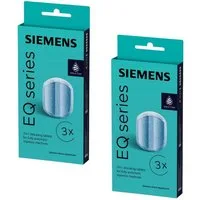 SIEMENS TZ80002A Entkalkungstabletten (Set, [- 2 Packungen TZ80002A à 3 Tabs – insgesamt 6 Entkalkungstabletten Entkalkungstabletten für Siemens EQ‑Series Kaffeevollautomaten)