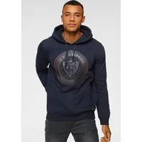 Bruno Banani Kapuzensweatshirt Langarm, schmale Passform, bedruckte Optik