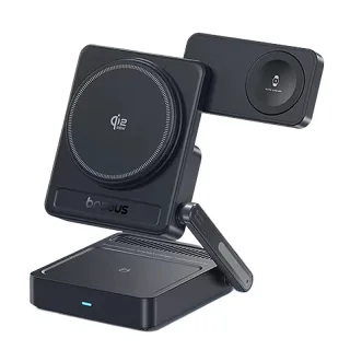 Baseus PicoGo AF21 3-in-1 Qi2.2Magnetic Wireless Charger Stand 25W Fast Wireless Charging Mount Bracket for Smart Phones