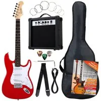 Rocktile E-Gitarre Banger's Pack elektrische Gitarre Komplettset, Banger's Set, inkl. Verstärker, Tasche, Kabel, Gurt, Schule, inkl. Verstärker, Tasche, Kabel, Gurt, Schule