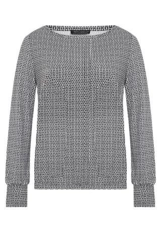 Betty Barclay - Casual-Shirt schwarz/weiß - Gr. - 44
