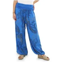 malito more than fashion Haremshose malito Damen Aladinhose mit Print, Haremshose zum Tanzen, Pumphose Pluderhose mit All-Over-Print