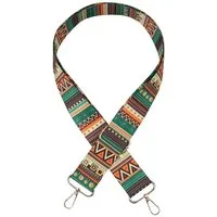 Ware aus aller Welt Schulterriemen Schultergurt für Taschen 3.8 cm breiter Taschengurt (bunt, 1-St., für Handtaschen, Umhängetaschen, Rucksäcke, Sporttaschen) Länge verstellbarer Gurt 75cm-135cm. Karabinerhaken zur Befestigung