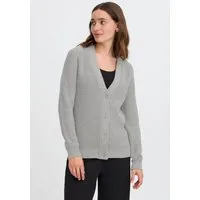 OXMO Strickjacke OXKimmie Moderne Strickjacke mit Knopfleiste