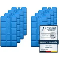 VonBueren Kühlakku Set, 200 g, 8,1 x 15,2 x 2,2 cm, blau