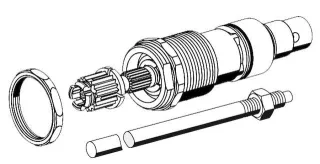 Schell Oberteil POLAR II Set Ablänghilfe, Spindel L: 488, 222350099 222350099