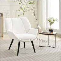 GarveeMore Loungesessel Relaxsessel Ohrensessel aus Cord Belastbarkeit 130 kg