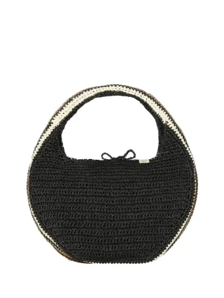 Barts - Gehäkelte gepolsterte Handtasche Schwarz - Gr. - OS