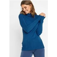 bonprix Rollkragenpullover mit Rollkragen, hüftbedeckende Länge, Slim Fit