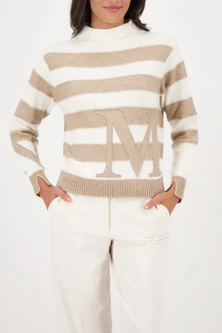 monari - Pullover mit Streifenmuster - Gr. - 44