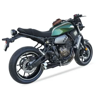 % Sport Auspuff Komplettanlage IXIL Hyperlow XL Black Yamaha XSR 700 /Xtribute /A2 Bj.2016-2020 +KAT