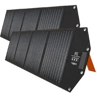 Hyrican Solarmodul Hyrican Solar Modul PV-2*200Watt Y-Kabel 18V Anderson-Anschluss, 400,00 W, Mono-Silizium, (2-St), für UPP-2400, faltbar, DC-Anschluss für 7909 Ladebuchse