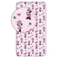 Disney Spannbettlaken Minnie Mouse, Renforcé, Gummizug: Gummierung an den Ecken, (1 Stück)