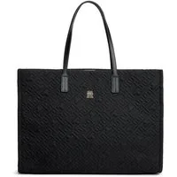 Tommy Hilfiger Tragetasche TH CITY TOTE MONO NYLON, Damen Schultertasche, Businesstasche mit TH-Logoemblem