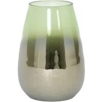 Light & Living Dekovase Dekovase Vase IZEDA Light & Living Blumenvase Ø19x26 cm Metallic Grün
